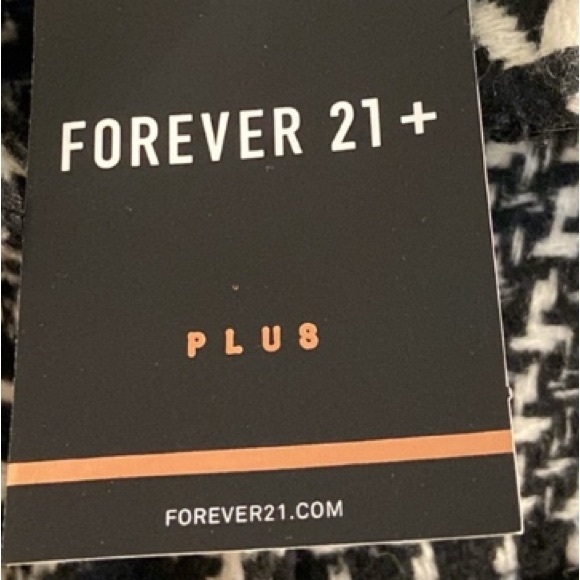 3X Plus Size Gorgeous Houndstooth Cropped Jacket from FOREVER 21+ - Picture 12 of 17